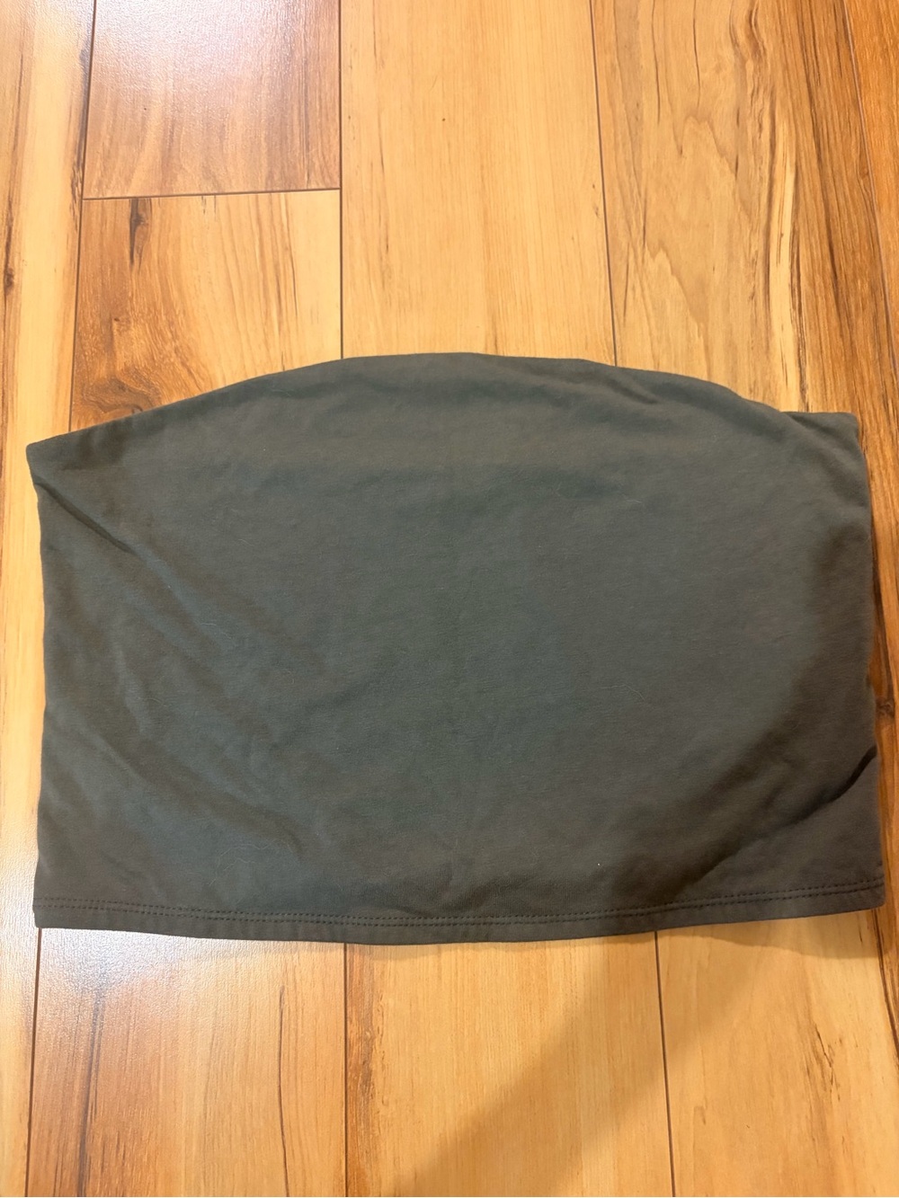 wild fable Olive Green Strapless Crop Tube Top